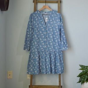 Gap Drop-Waist Dress in light indigo
